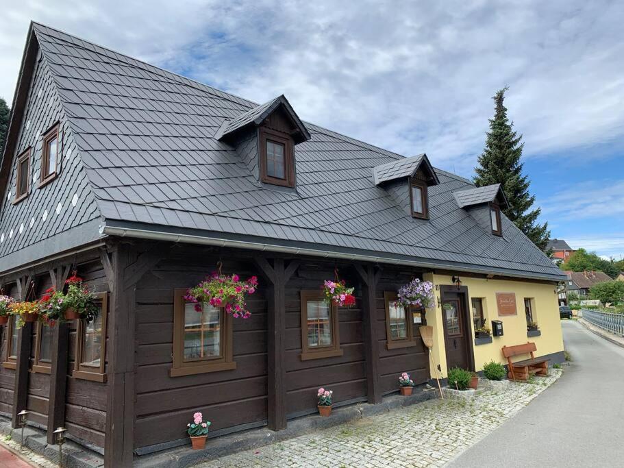 Ferienhaus Sissi Mit Whirlpool, Sauna U Sehr Ruhig Großschönau Exterior foto